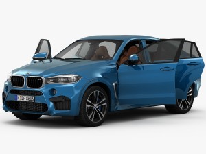 bmw x6 m 2016 3D Model