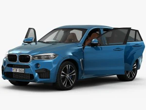 bmw x6 m 2016 3D Model