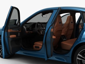 bmw x6 m 2016 3D Model
