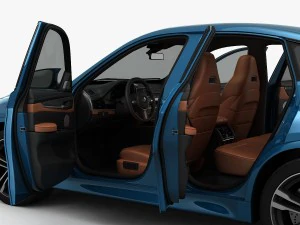 bmw x6 m 2016 3D Model