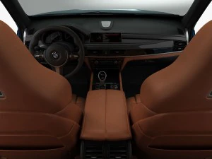 bmw x6 m 2016 3D Model