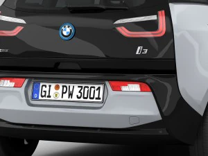 bmw i3 2014 3D Model