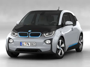 bmw i3 2014 3D Model
