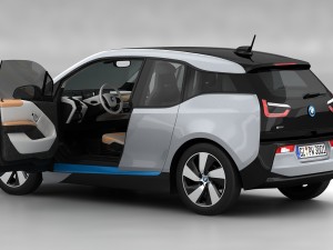 bmw i3 2014 3D Model