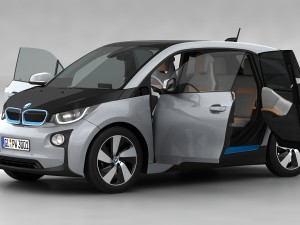 bmw i3 2014 3D Model
