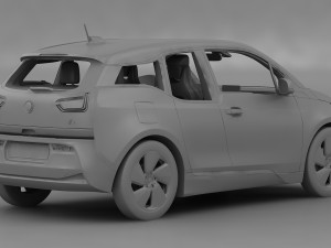 bmw i3 2014 3D Model
