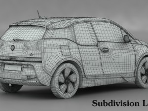 bmw i3 2014 3D Model