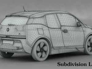 bmw i3 2014 3D Model