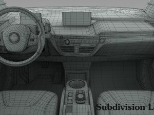 bmw i3 2014 3D Model