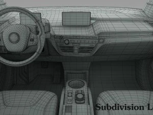 bmw i3 2014 3D Model