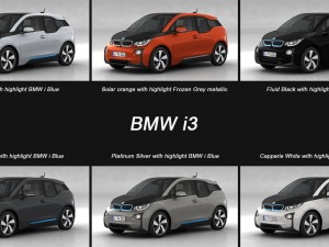 bmw i3 2014 3D Model