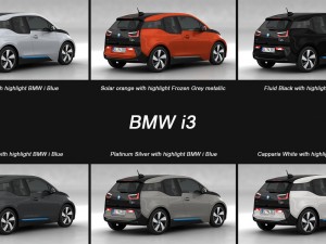 bmw i3 2014 3D Model