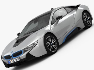 bmw i8 2015 3D Model