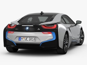 bmw i8 2015 3D-Modell