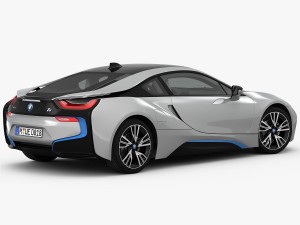 bmw i8 2015 3D-Modell