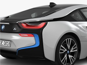 bmw i8 2015 3D-Modell