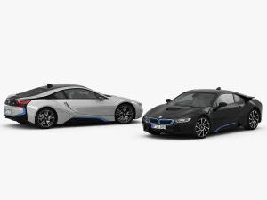 bmw i8 2015 3D Model