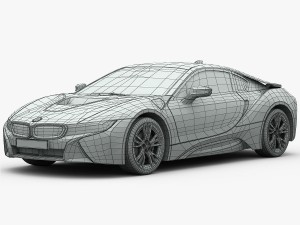 bmw i8 2015 3D-Modell