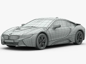 bmw i8 2015 3D Model