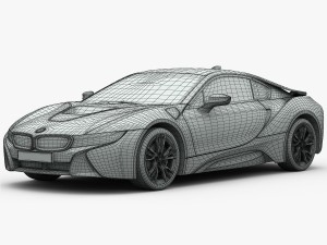 bmw i8 2015 3D-Modell