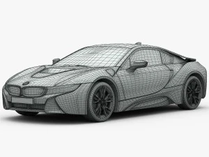 bmw i8 2015 3D Model