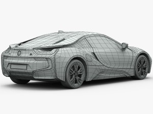 bmw i8 2015 3D-Modell