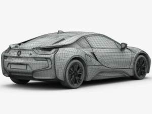 bmw i8 2015 3D Model