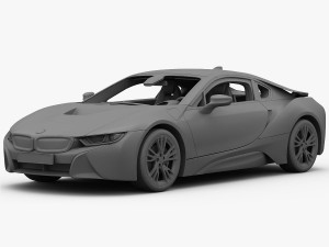 bmw i8 2015 3D-Modell