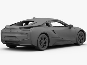 bmw i8 2015 3D-Modell