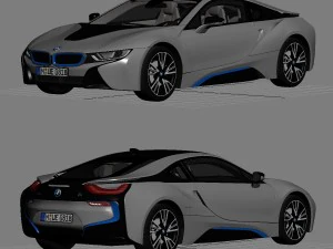 bmw i8 2015 3D Model