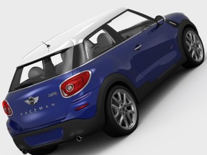 mini cooper paceman 2013 3D 모델