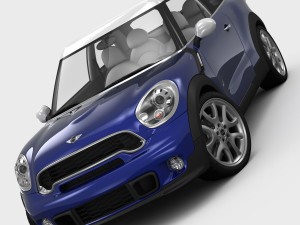 mini cooper paceman 2013 3D 모델
