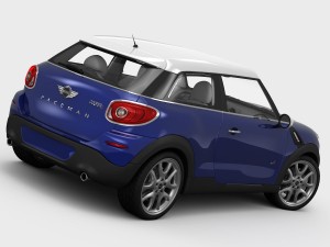 mini cooper paceman 2013 3D 모델