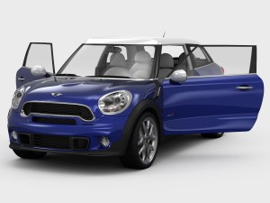 mini cooper paceman 2013 3D 모델