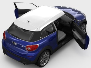 mini cooper paceman 2013 3D 모델