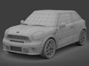 mini cooper paceman 2013 3D Model
