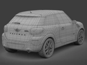 mini cooper paceman 2013 3D Model
