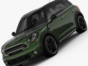 mini cooper s countryman 2015 Modèle 3D