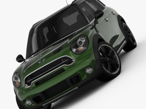 mini cooper s countryman 2015 3D Модель
