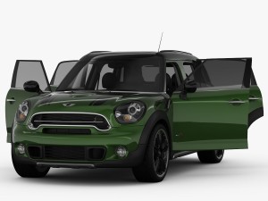 mini cooper s countryman 2015 3D Модель