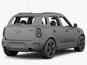mini cooper s countryman 2015 3D Модель
