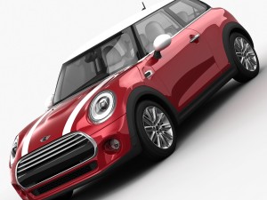 mini cooper hardtop 2015 3D Model