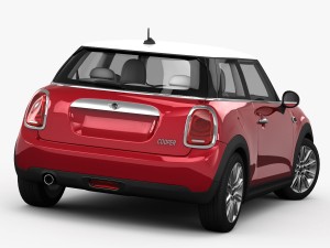 mini cooper hardtop 2015 3D 模型