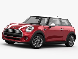 mini cooper hardtop 2015 3D 模型