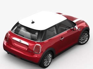 mini cooper hardtop 2015 3D 模型