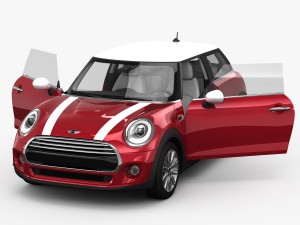 mini cooper hardtop 2015 3D 模型