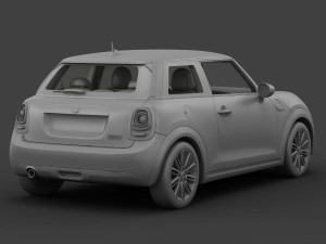 mini cooper hardtop 2015 3D 模型