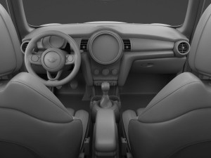 mini cooper hardtop 2015 3D 模型