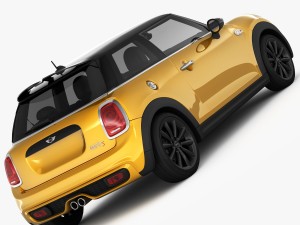 mini cooper s hardtop 2015 3D Model