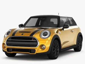 mini cooper s hardtop 2015 3D Model